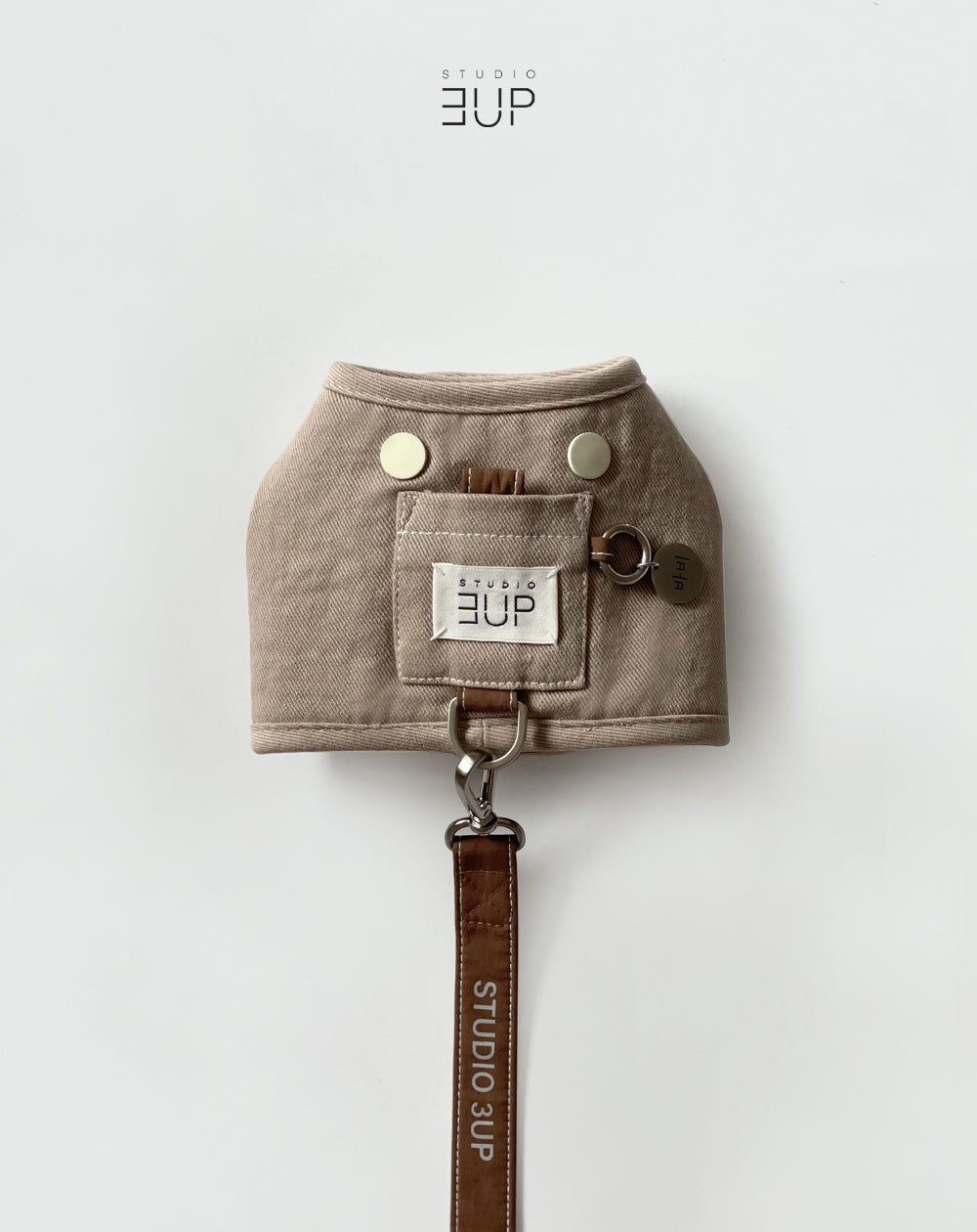 Studio3Up｜舒適棉質牽繩｜PRETZEL comfy cotton leash