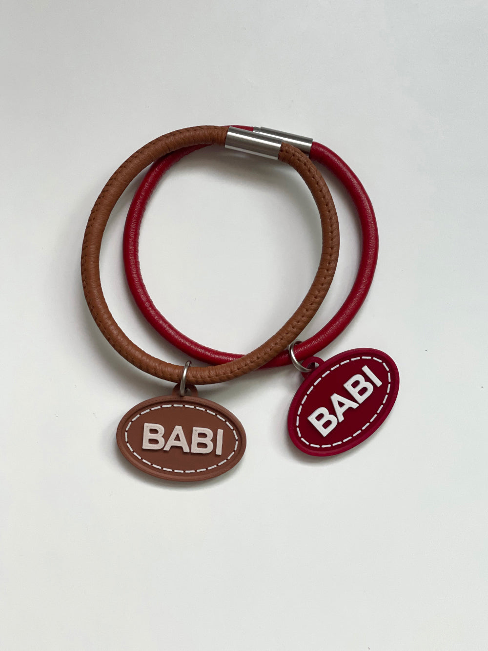 Studio3Up｜橢圓標籤項鍊｜KUKI TT Stitch - Label Necklace (new)