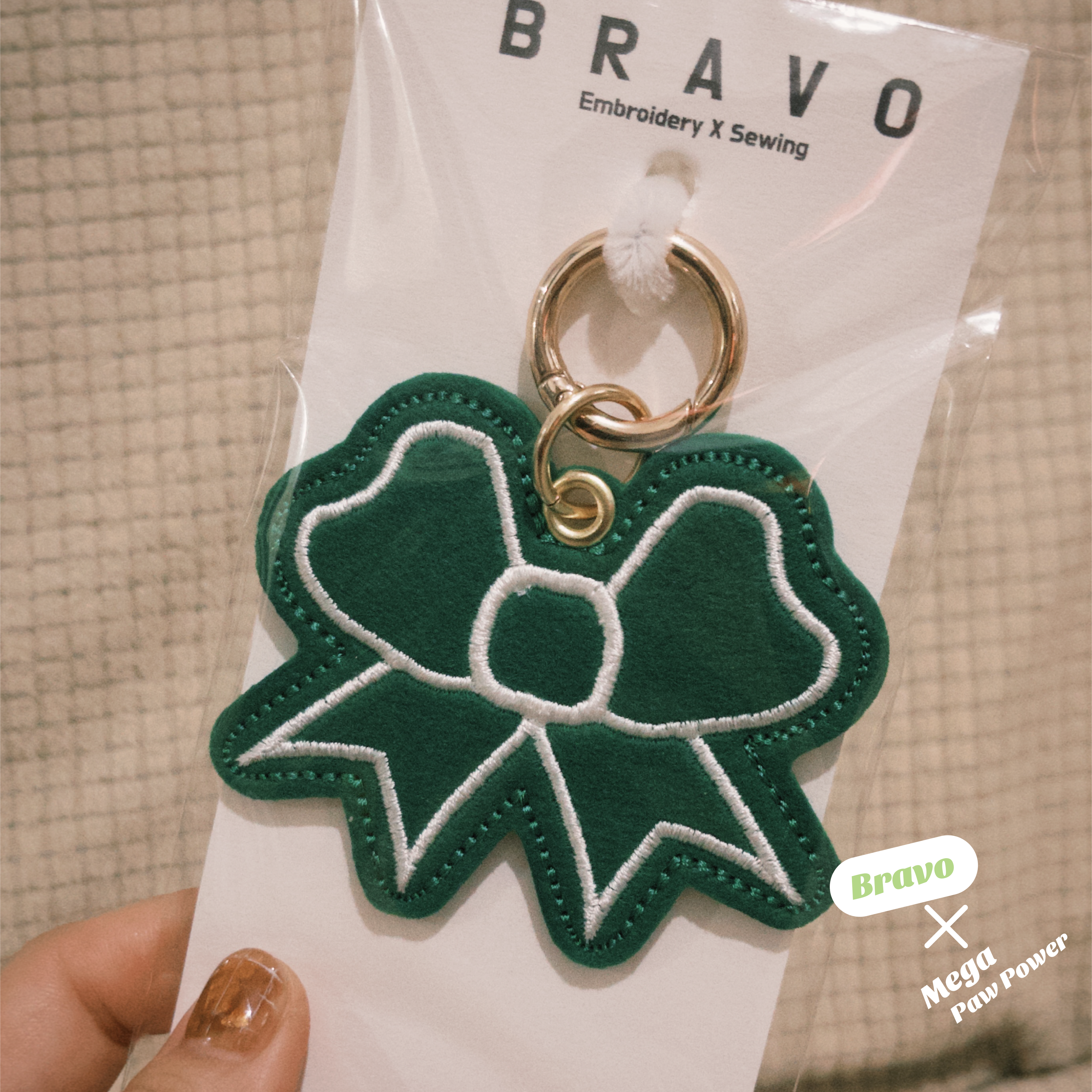 預購｜Bravo 綠色蝴蝶結