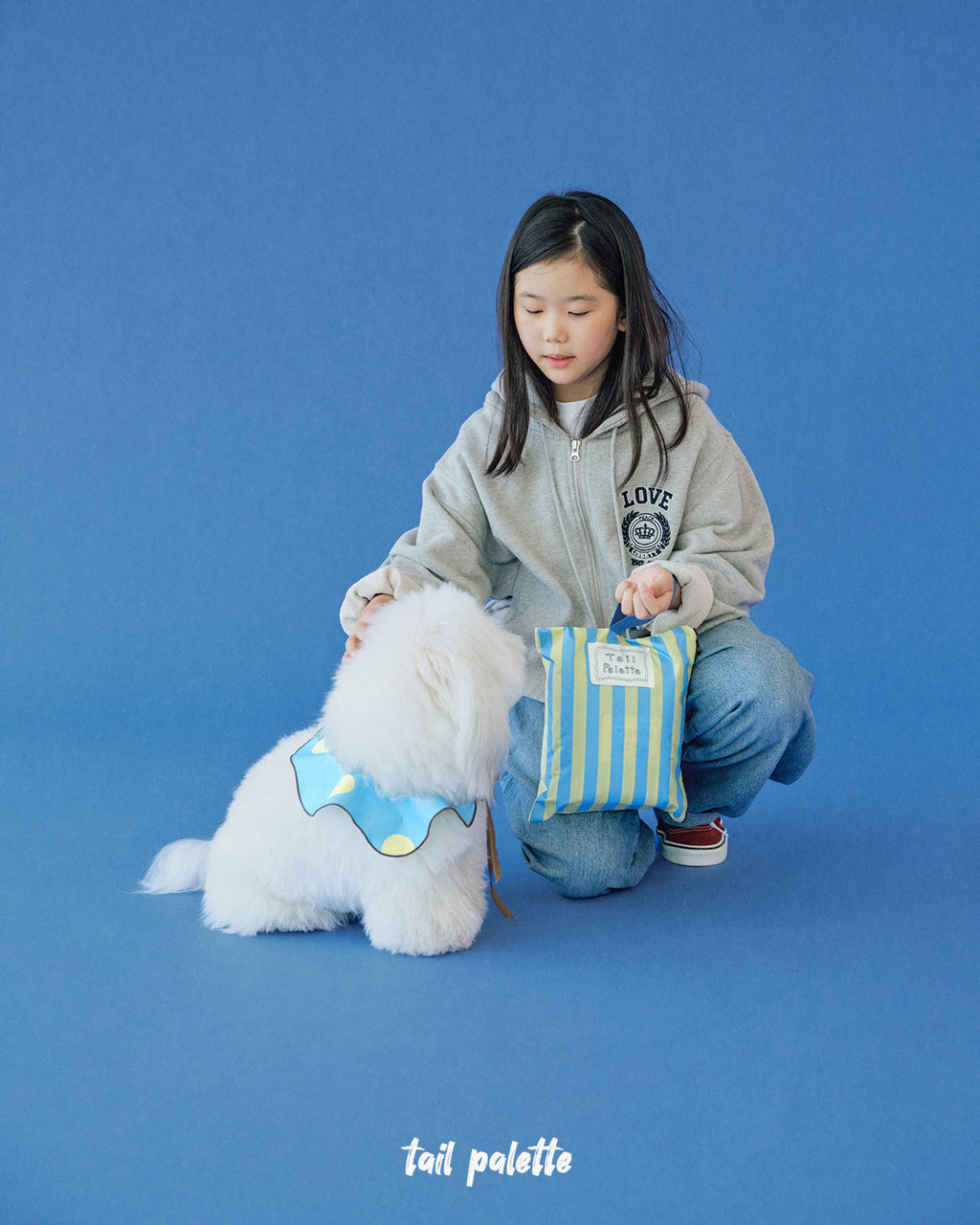TP｜painting mat 5.0 (Stripe Soda/Lemon)