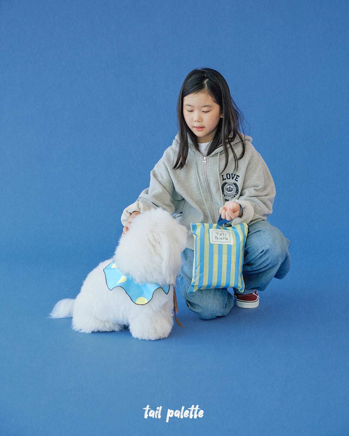 TP｜painting mat 5.0 (Stripe Soda/Lemon)