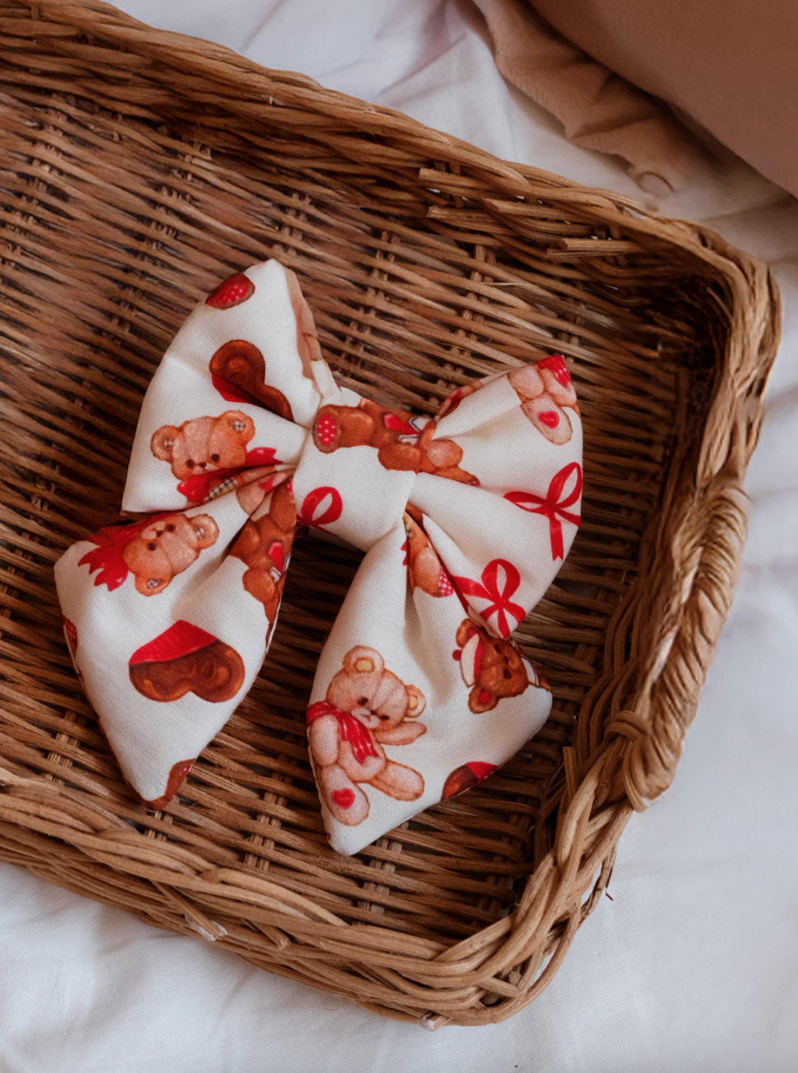 TWB｜Xmas Bear Ribbon｜聖誕熊熊蝴蝶結