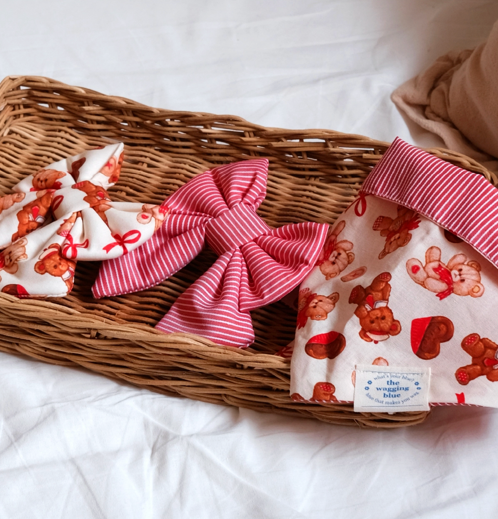 TWB｜Xmas Stripe Ribbon｜聖誕條紋蝴蝶結（部分現貨）
