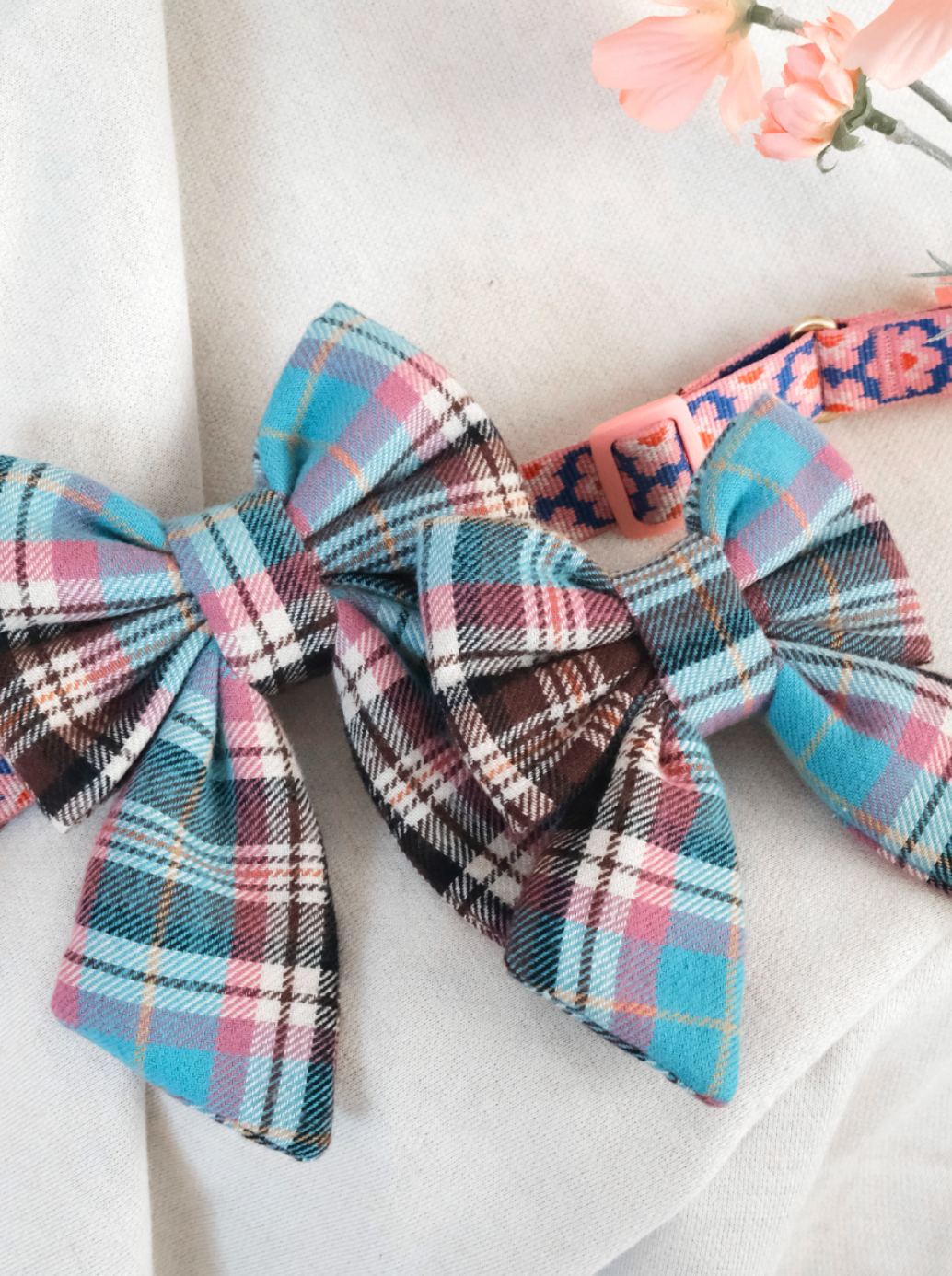 TWB｜Candy Plaid Ribbon｜糖果格紋蝴蝶結