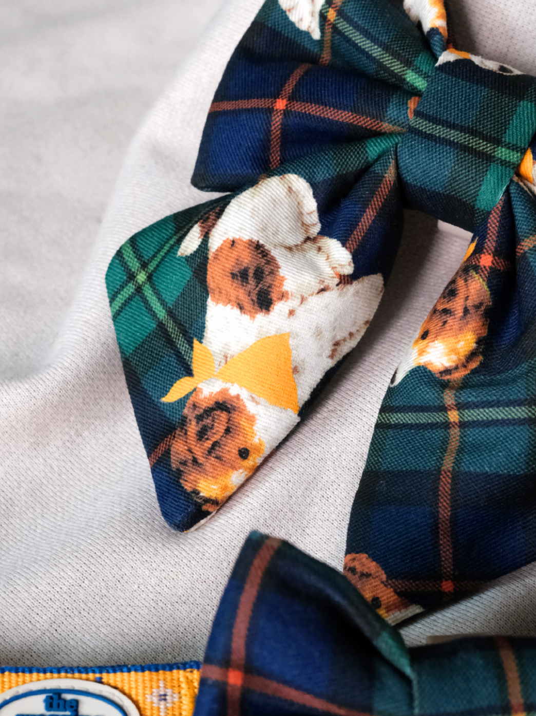 TWB｜Oxford Plaid Ribbon｜牛津格紋蝴蝶結