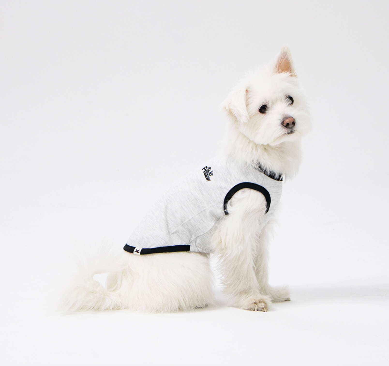 Paaawr｜基本款無袖T恤 Basic Sleeveless Tee_Oreo