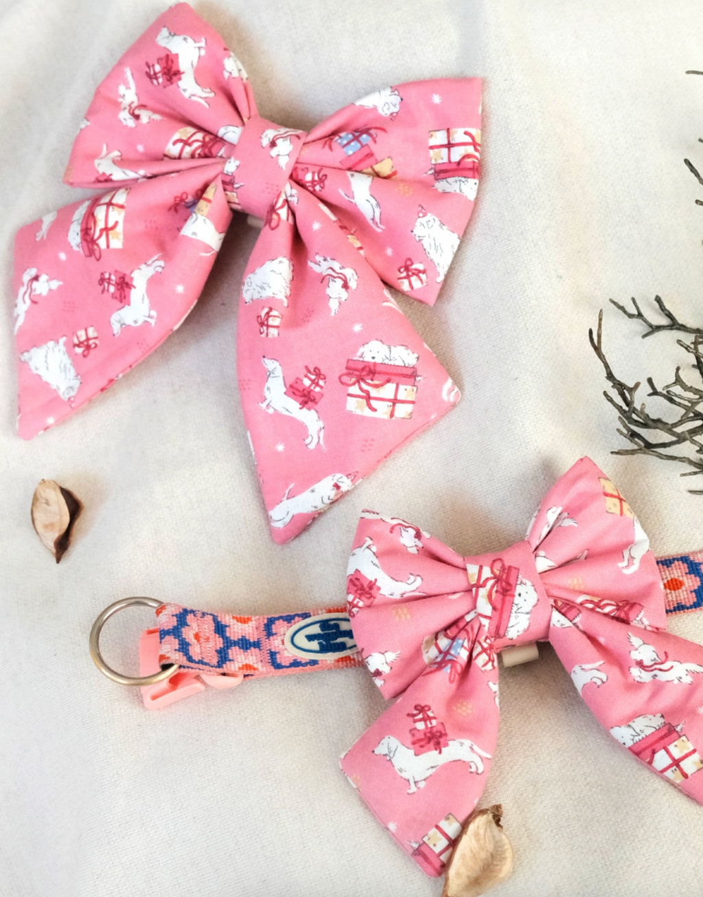 TWB｜Happy Dog Ribbon｜快樂狗狗蝴蝶結