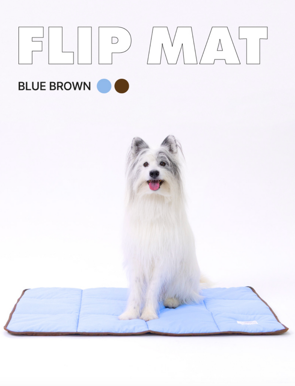 ALLDAYBRAT ｜ FLIP MAT 防潑水外出墊子（Blue / Brown）