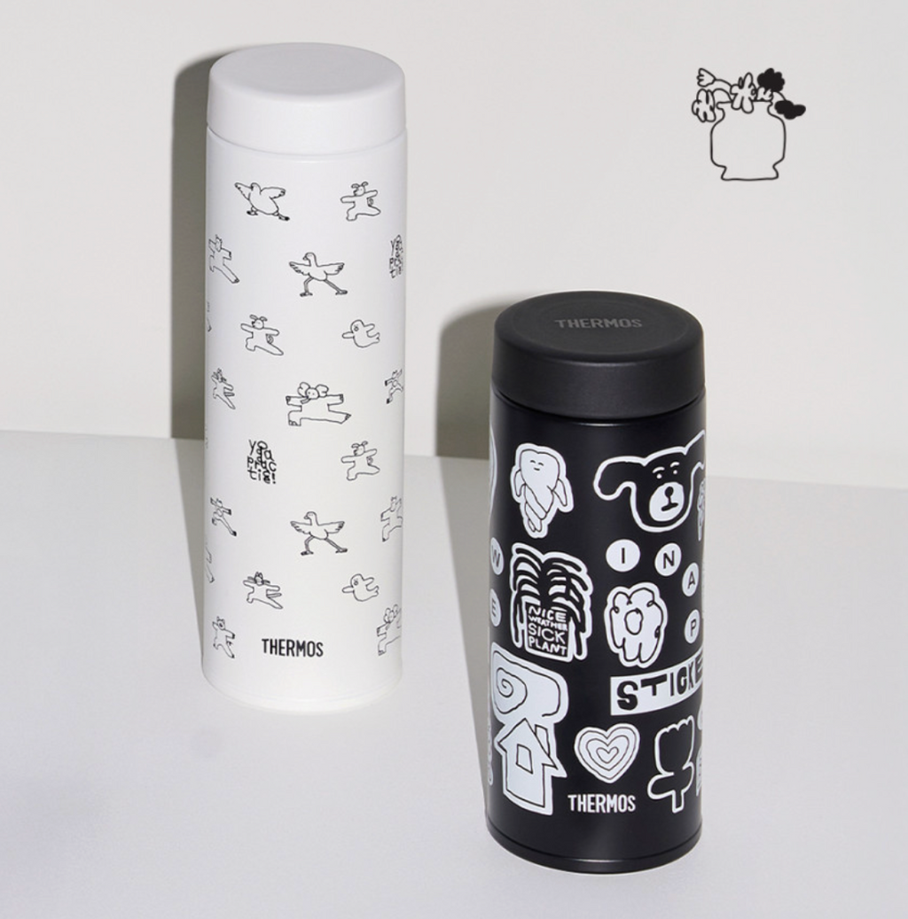代購｜THERMOS X INAPSQUARE 2026 簡約直筒隨行杯 480ml