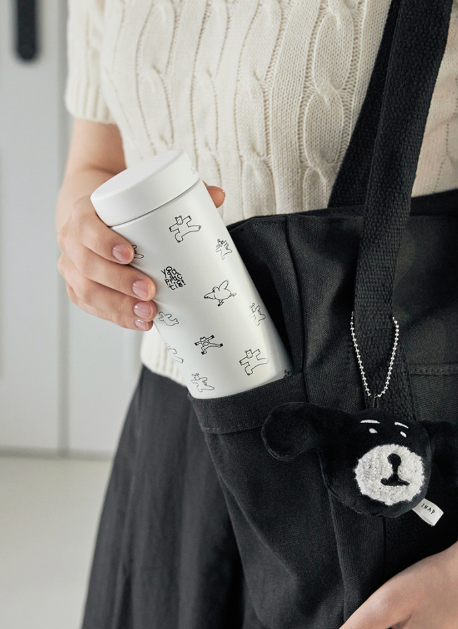 代購｜THERMOS X INAPSQUARE 2026 簡約直筒隨行杯 480ml