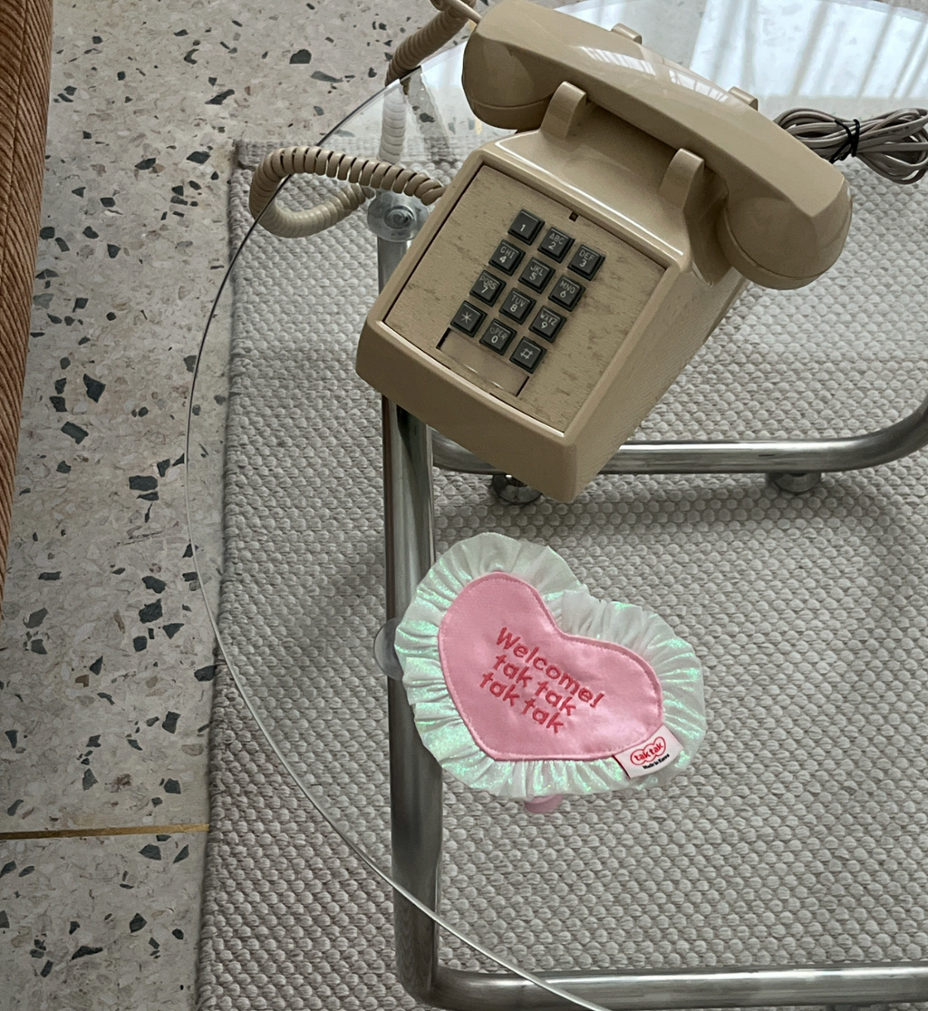 tak!tak!tak!tak!｜heart series_ love bib 愛心蕾絲圍兜（可繡字）