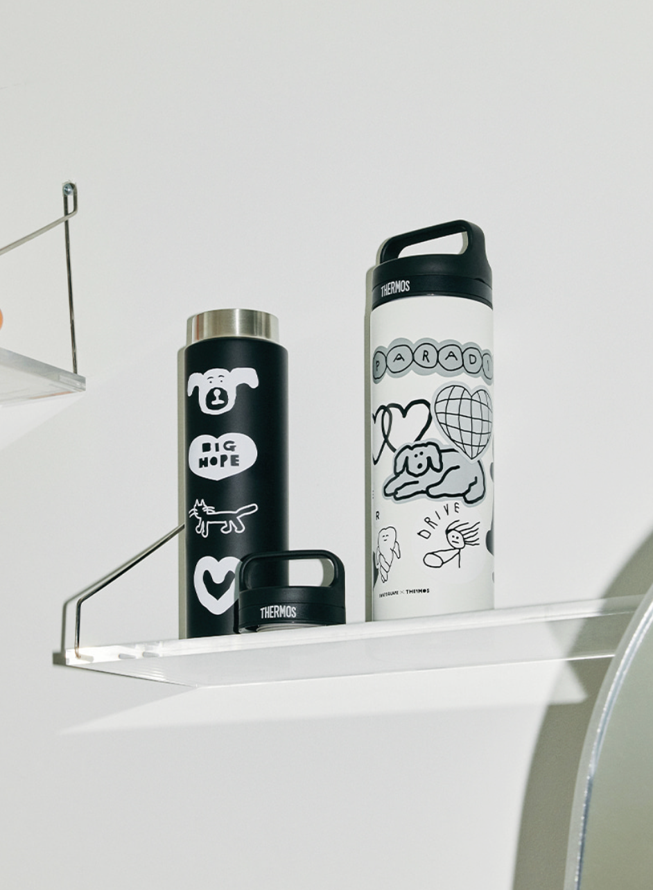 代購｜THERMOS X INAPSQUARE 2025 手提式保溫杯 600ml