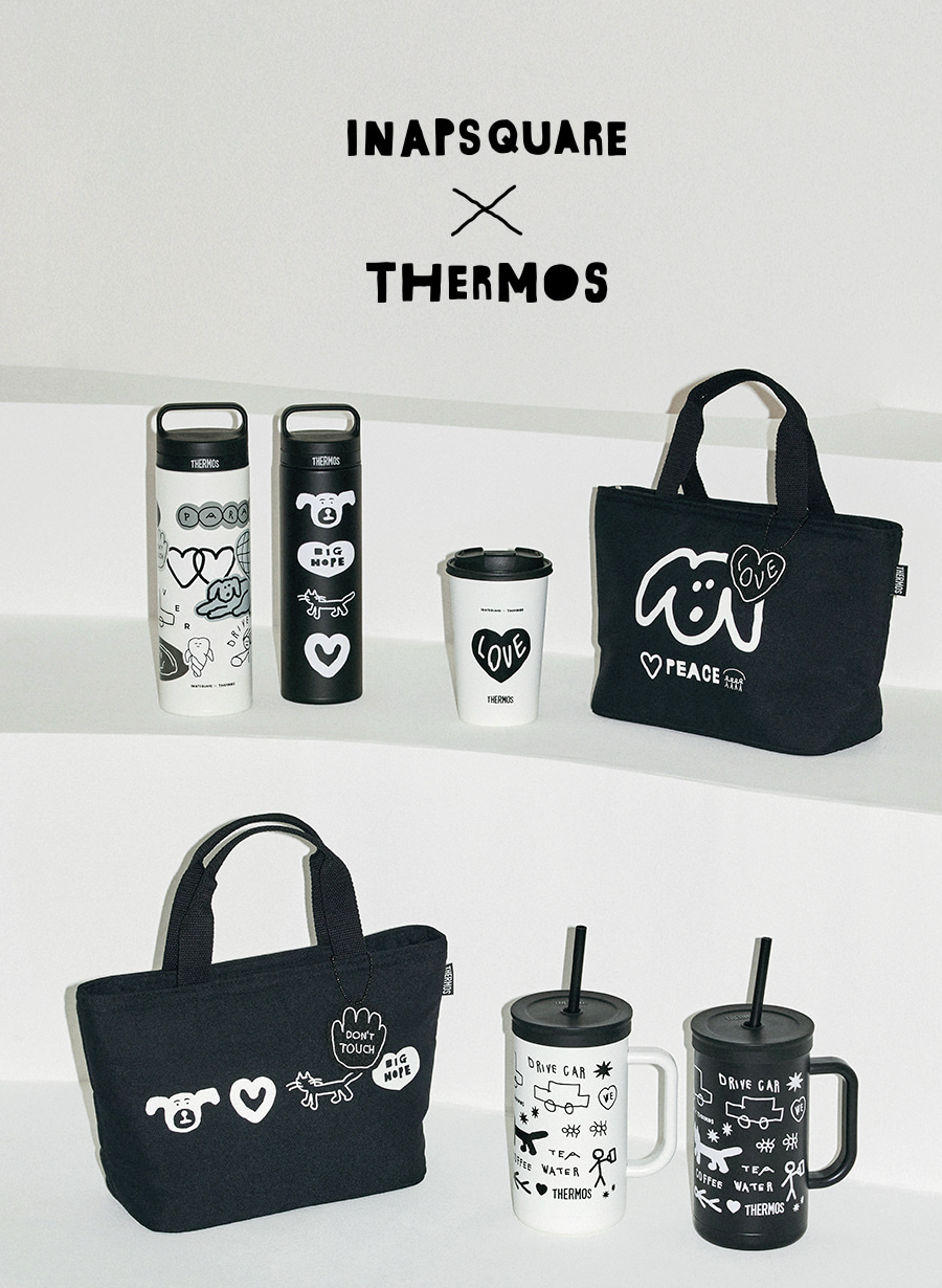 代購｜THERMOS X INAPSQUARE 2025 手提式保溫杯 600ml