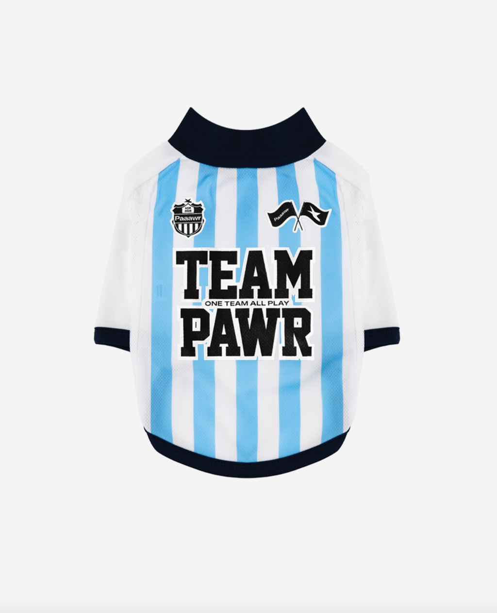 Paaawr｜2026夏季｜涼感撞色插肩袖 Club Stripe Cool Raglan Tee_Blue