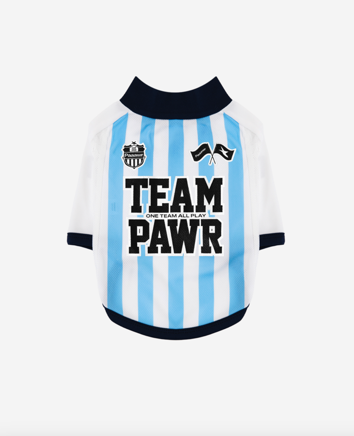Paaawr｜2026夏季｜涼感撞色插肩袖 Club Stripe Cool Raglan Tee_Blue