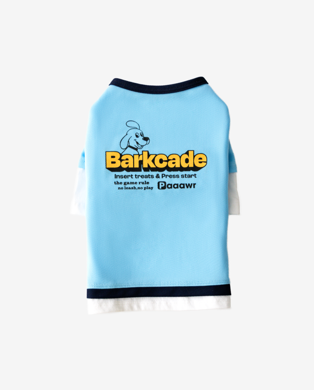 Paaawr｜涼感假兩件層次 Barkcade Cool Layered Tee _ Blue
