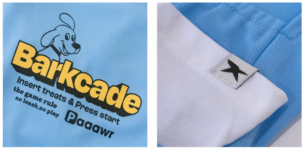 Paaawr｜涼感假兩件層次 Barkcade Cool Layered Tee _ Blue