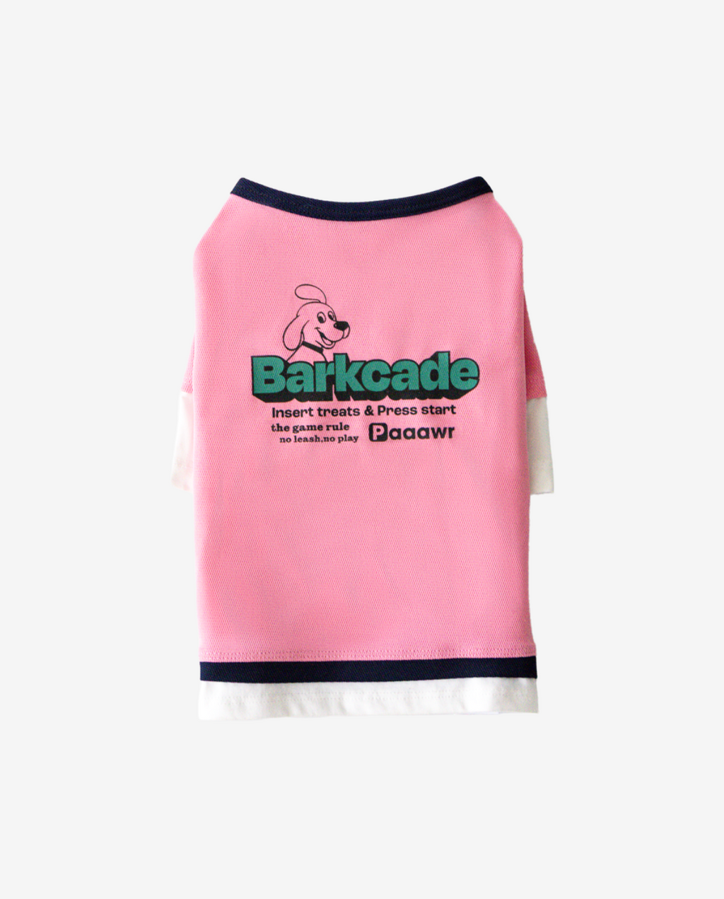Paaawr｜涼感假兩件層次 Barkcade Cool Layered Tee _ Pink