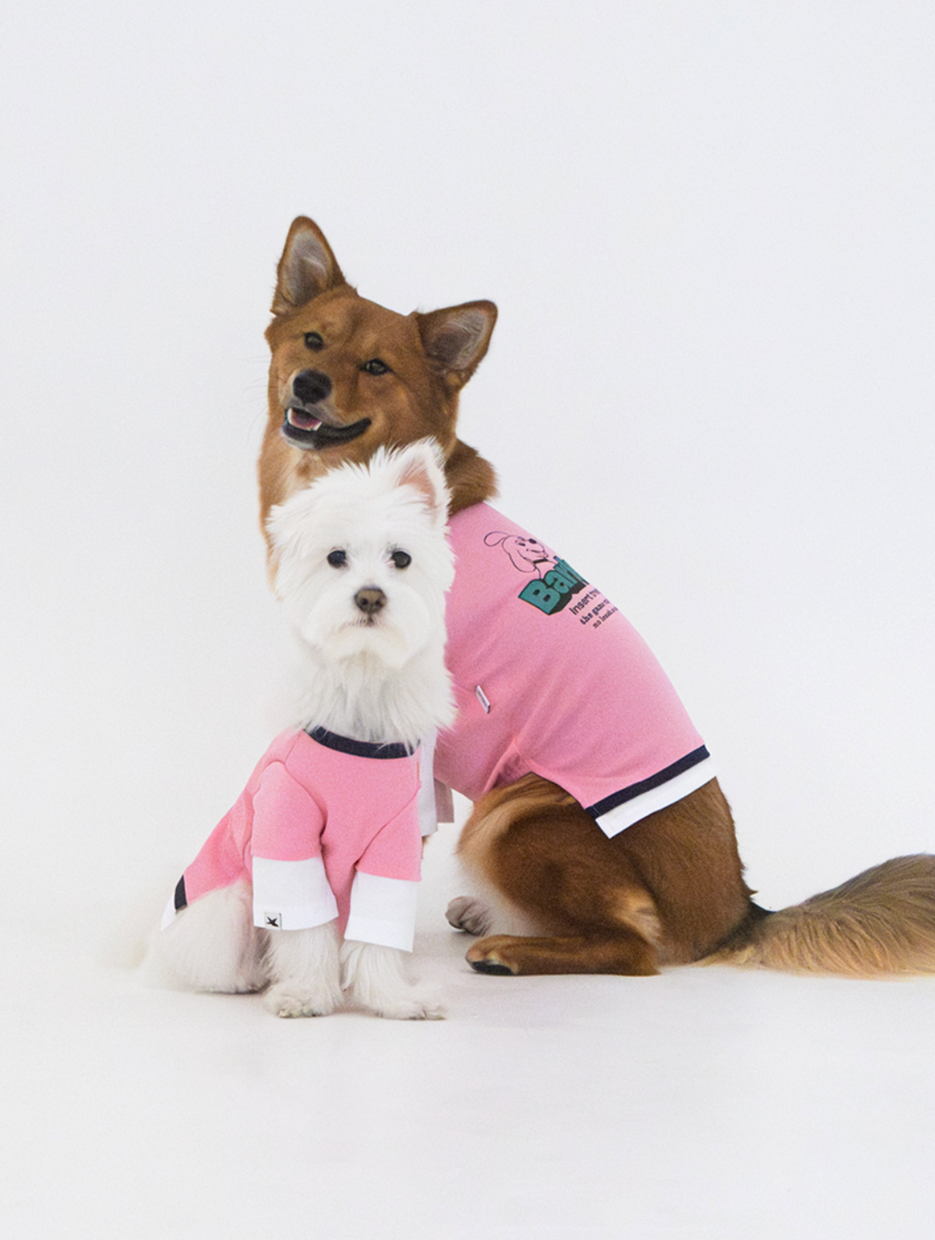Paaawr｜涼感假兩件層次 Barkcade Cool Layered Tee _ Pink