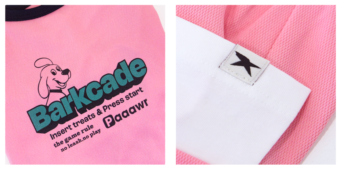 Paaawr｜涼感假兩件層次 Barkcade Cool Layered Tee _ Pink
