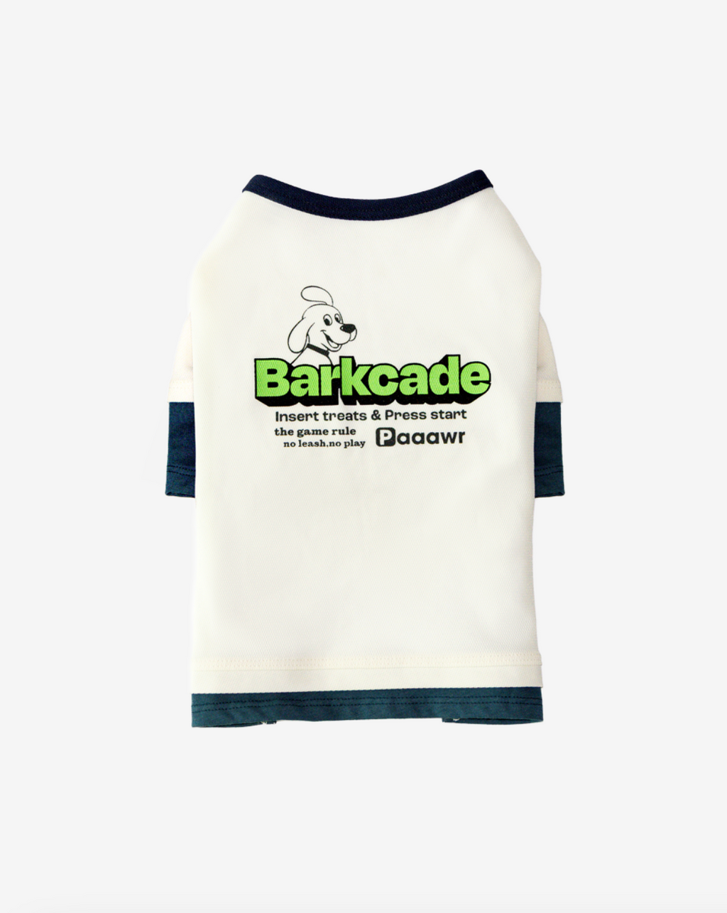 Paaawr｜涼感假兩件層次 Barkcade Cool Layered Tee_Ivory