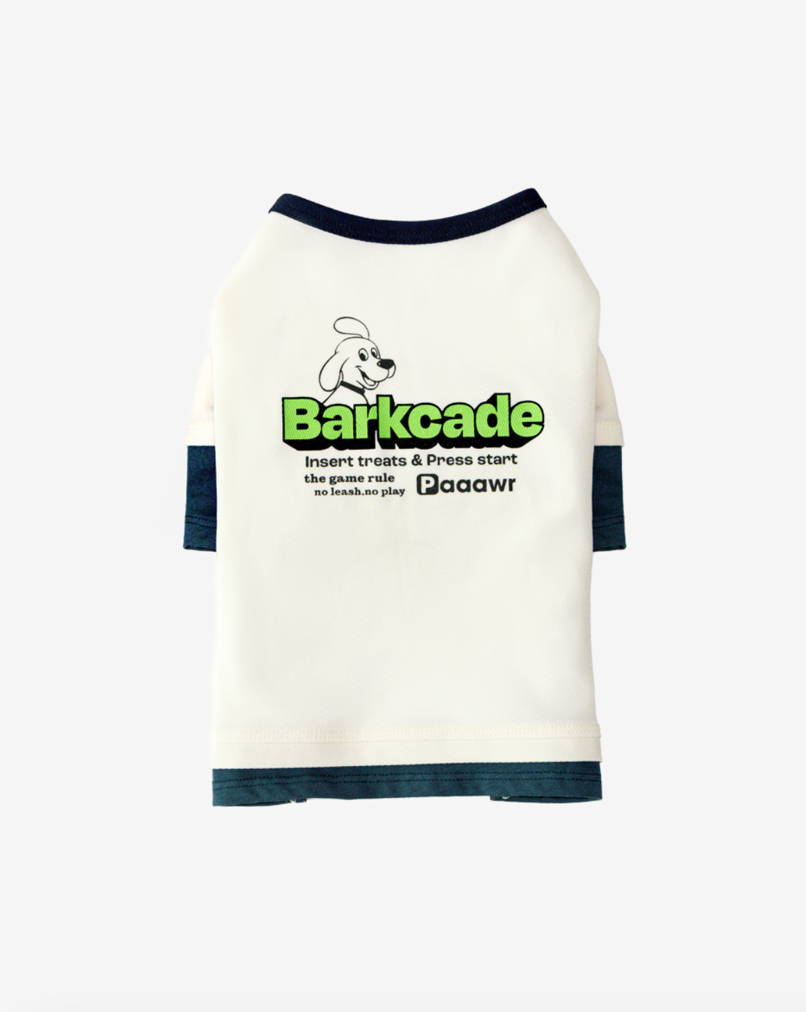 Paaawr｜涼感假兩件層次 Barkcade Cool Layered Tee_Ivory