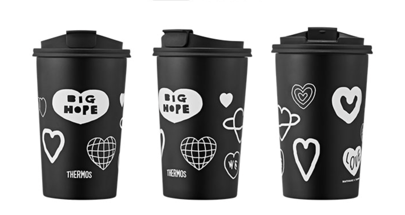 代購｜THERMOS X INAPSQUARE 滑蓋式咖啡杯355ml（2色）