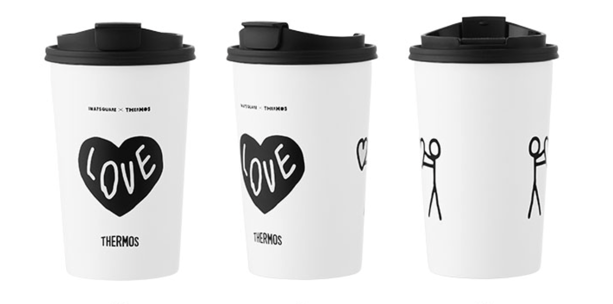 代購｜THERMOS X INAPSQUARE 滑蓋式咖啡杯355ml（2色）