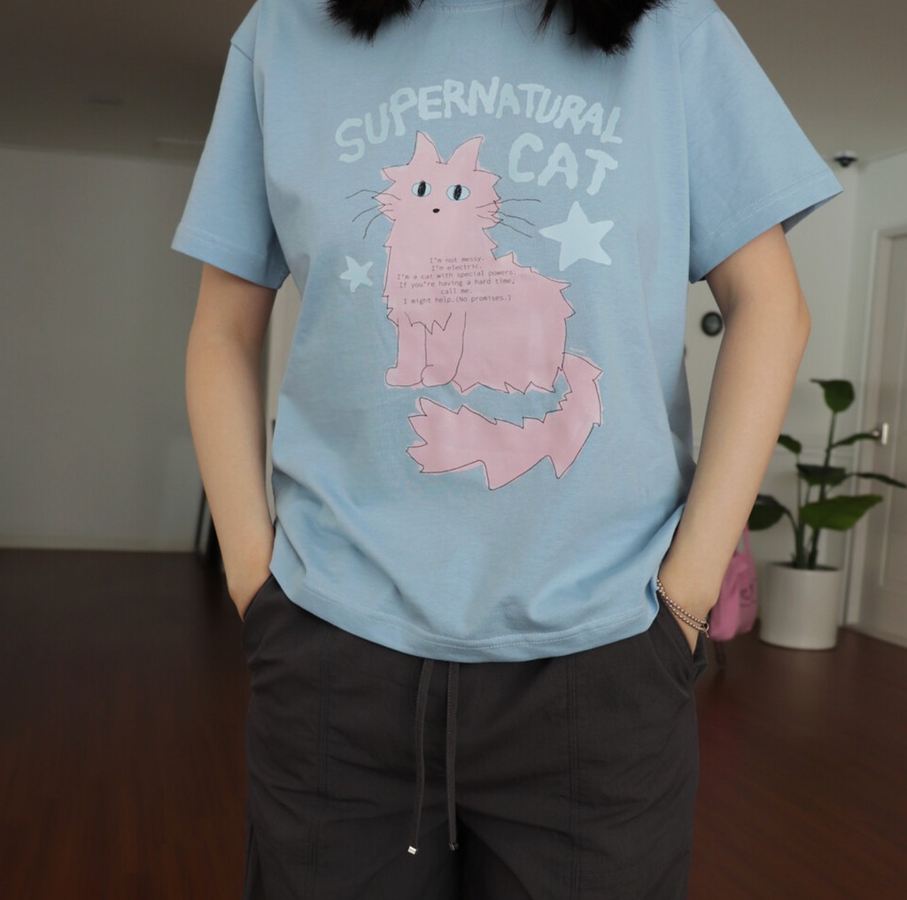 代購｜超自然貓咪 T-shirt🐱