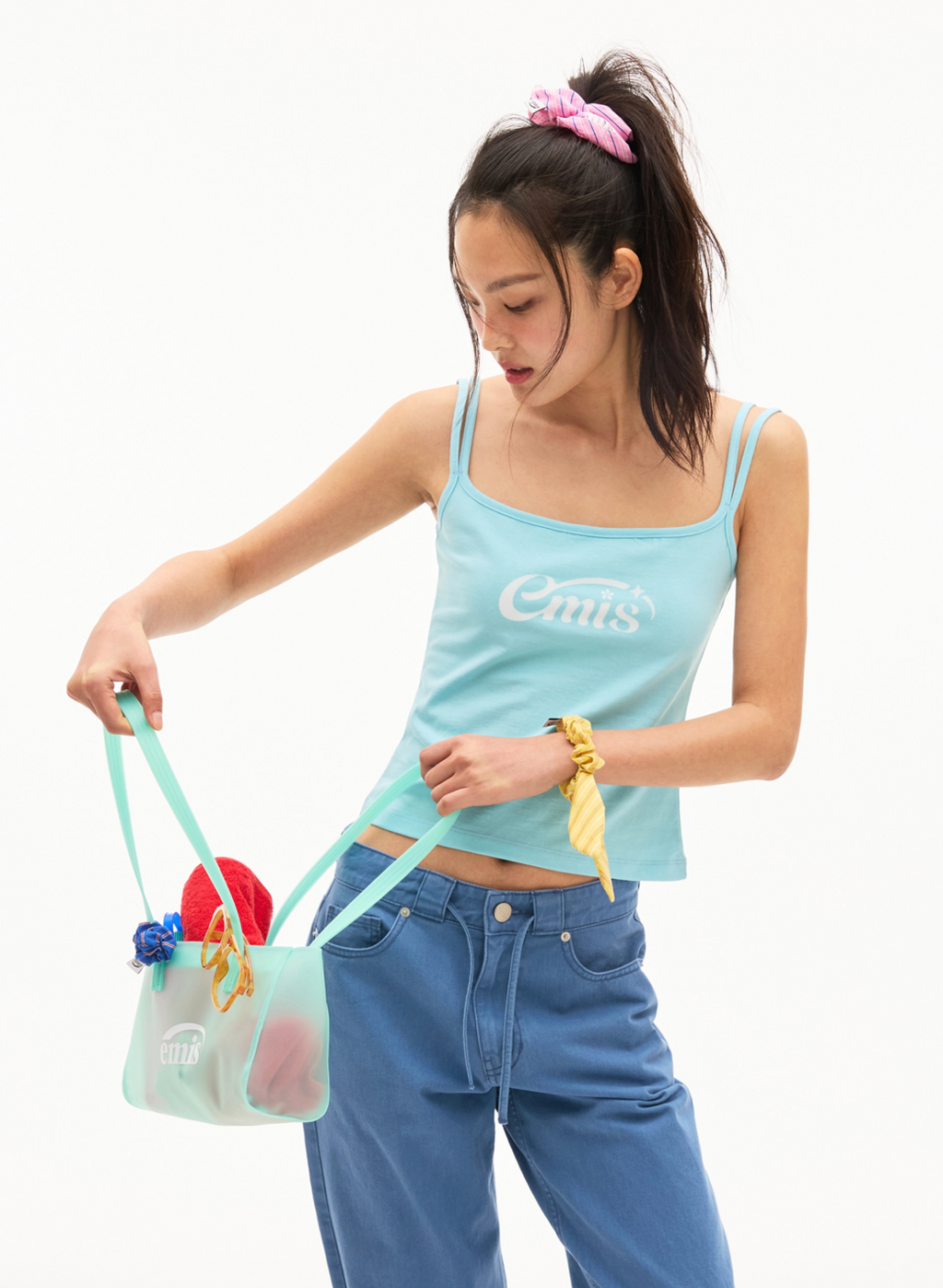 代購｜emis 果凍防水肩背包（3色）