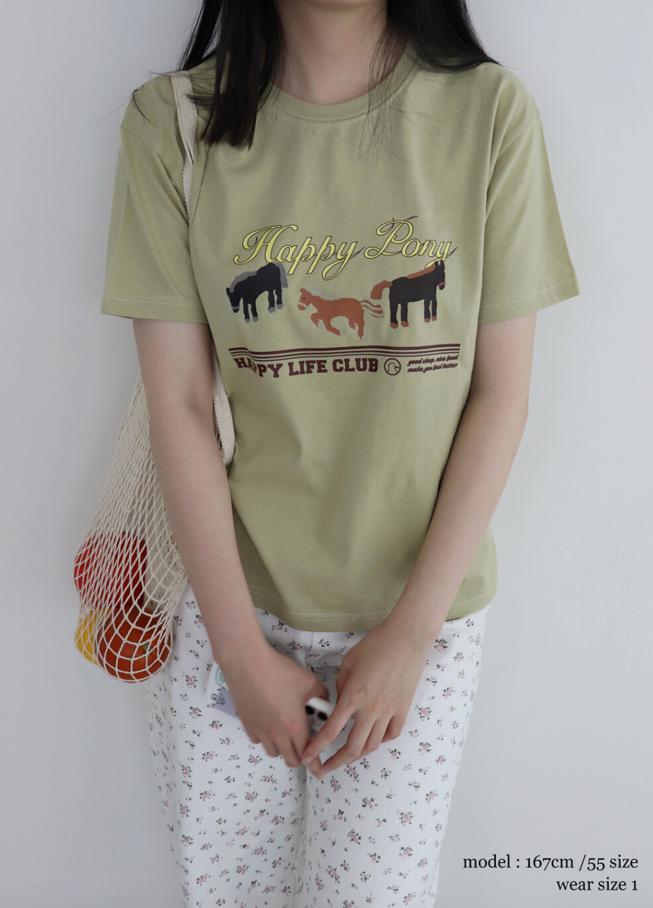 代購｜快樂小馬 T-shirt🐴