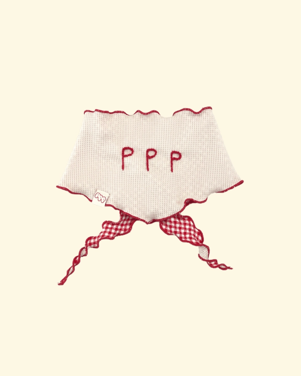PutonPP｜字母領巾（Red）