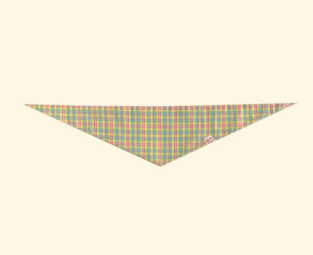 PutonPP｜check領巾（Yellow）