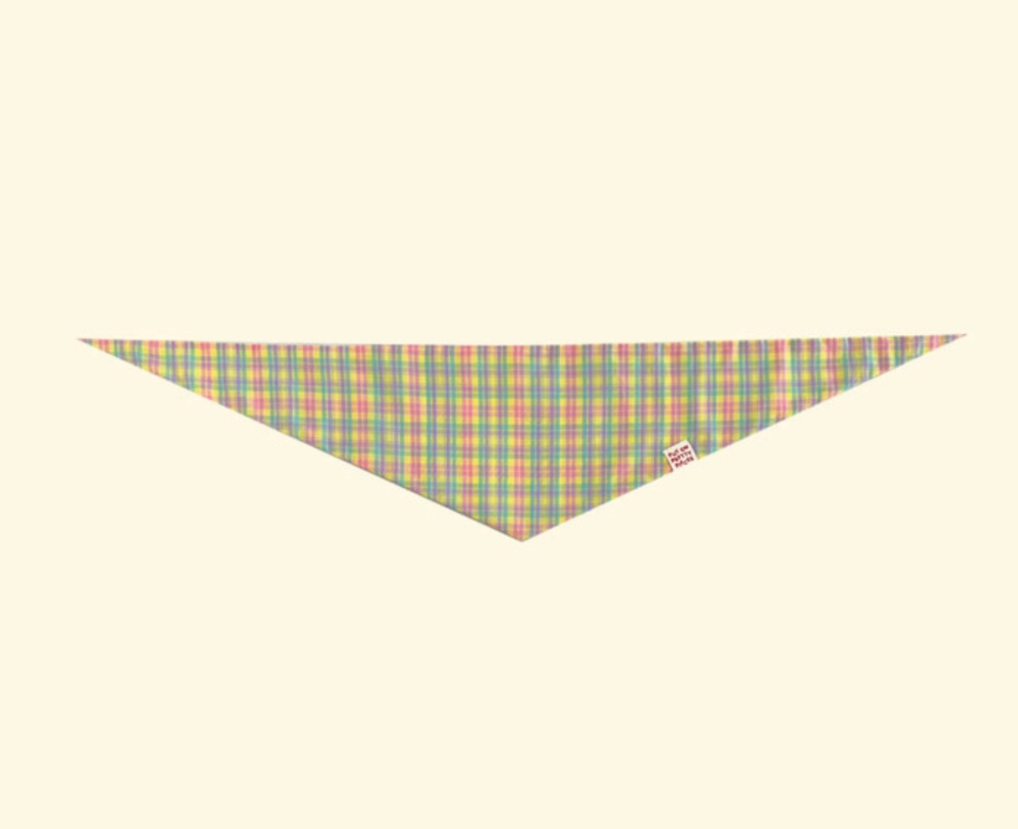 PutonPP｜check領巾（Yellow）