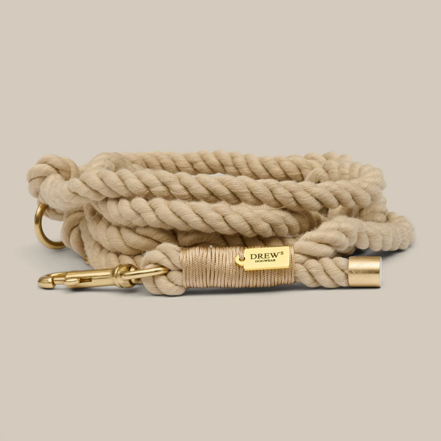 Drew's｜Adjustable rope cord (standard) 麻花牽繩（中大型犬）