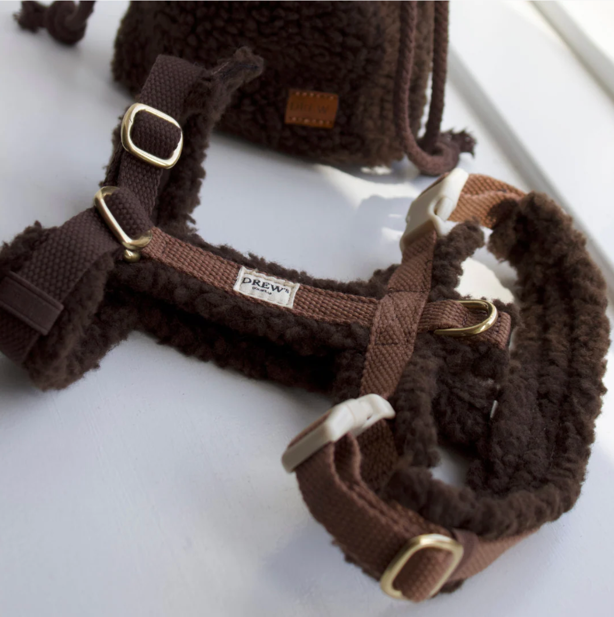 Drew's｜Adjustable Dog Harness (Teddy) 泰迪胸背帶