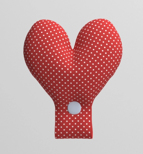 Cupigy｜Snuggle Cushion Tag（Mini Dot Red）
