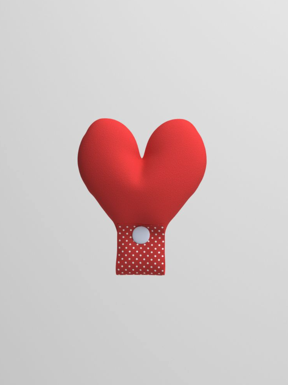 Cupigy｜Snuggle Cushion Tag（Mini Dot Red）