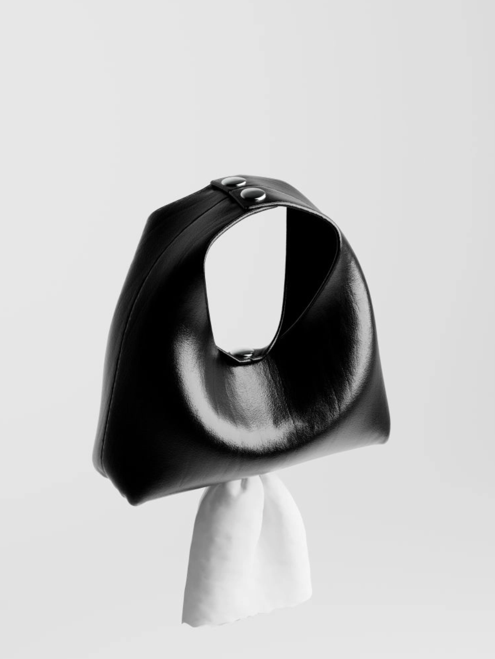 Cupigy｜Carrie Poop Bag Holder (Glossy Black)