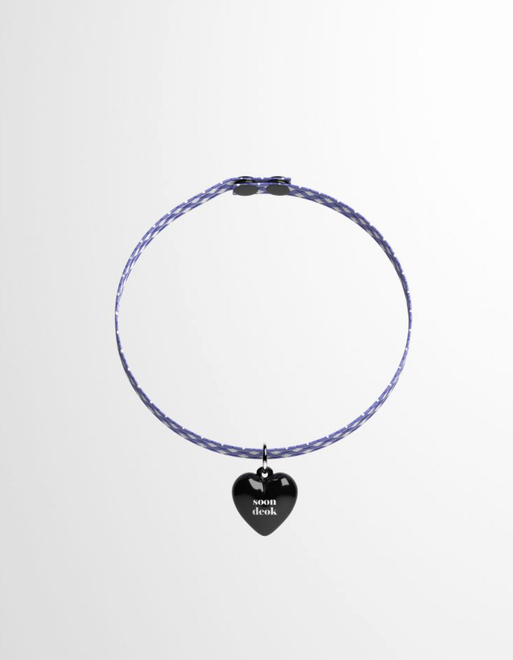 Cupigy｜Shallot Name Tag Necklace – Fabric (10mm)