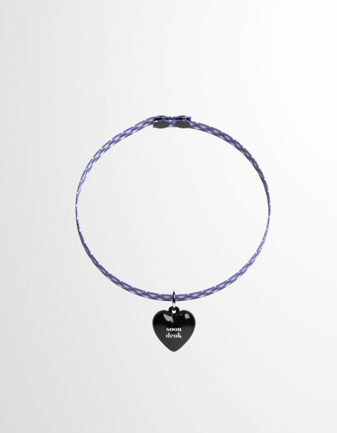 Cupigy｜Shallot Name Tag Necklace – Fabric (10mm)