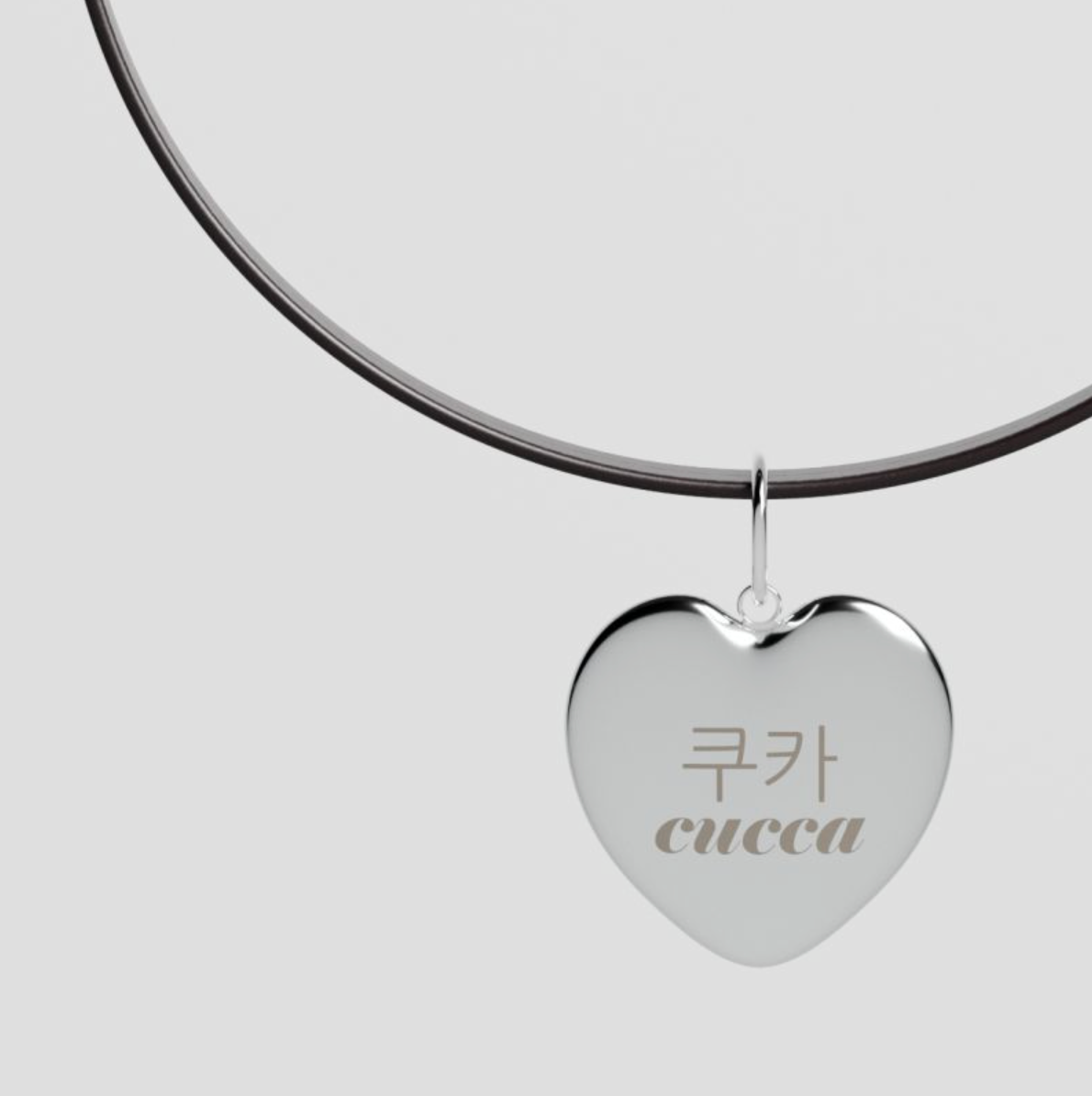 Cupigy｜Riri Name Tag Necklace (5mm)
