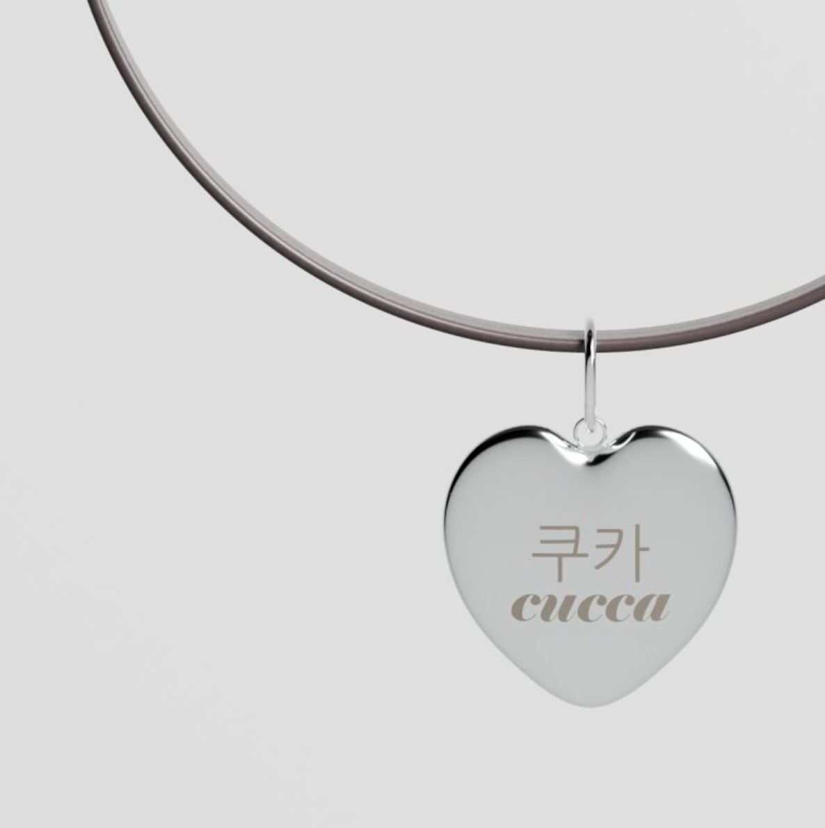 Cupigy｜Riri Name Tag Necklace (5mm)