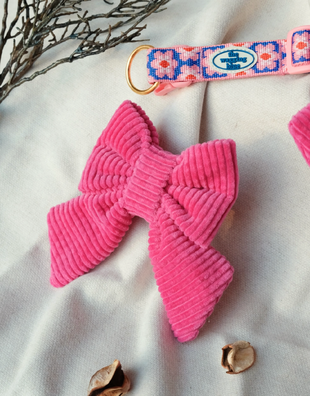 TWB｜Fluffy Pink Ribbon｜蓬鬆粉色蝴蝶結