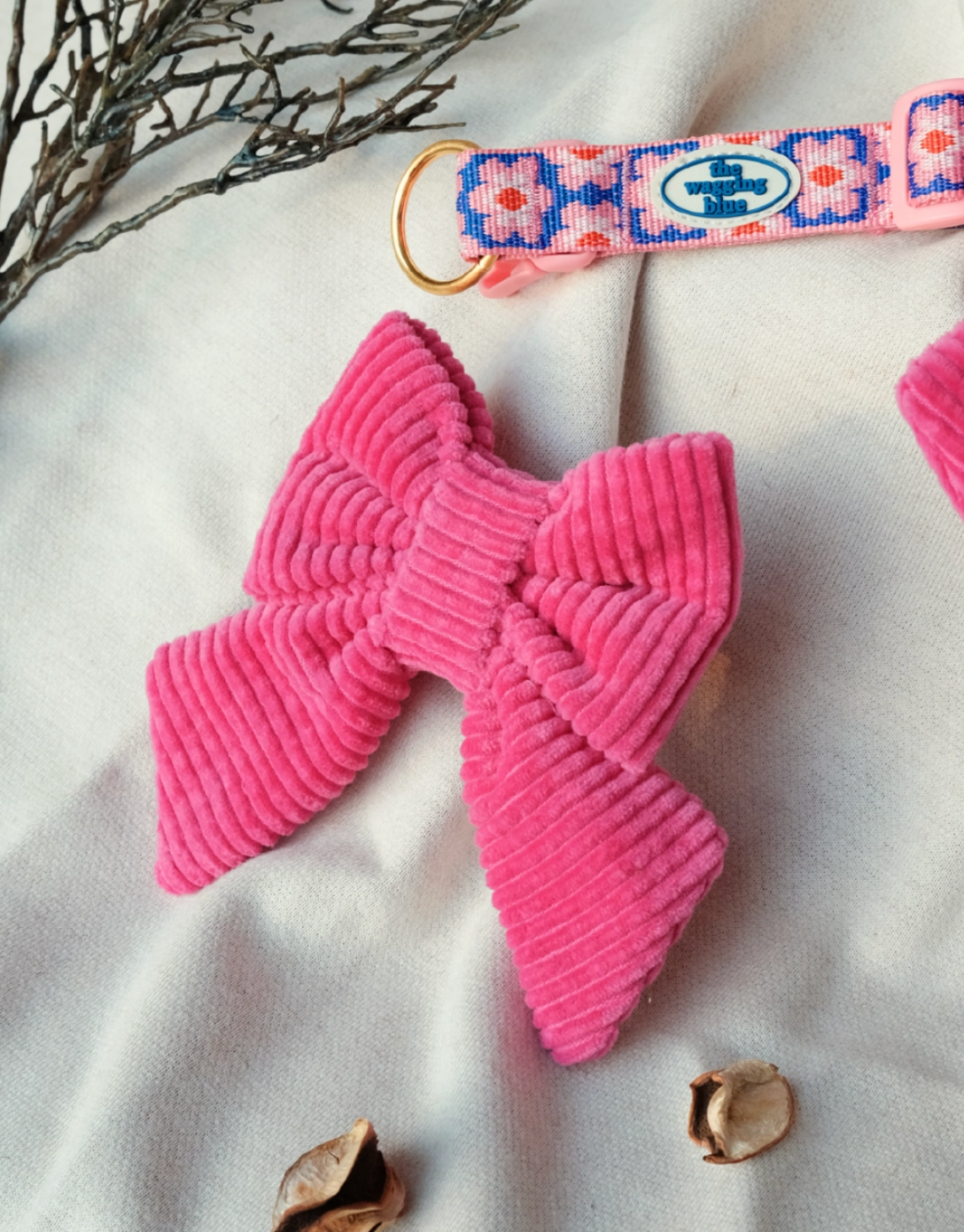 TWB｜Fluffy Pink Ribbon｜蓬鬆粉色蝴蝶結
