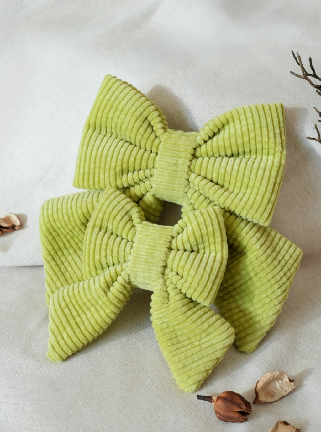 TWB｜Fluffy Lime Ribbon｜蓬鬆萊姆蝴蝶結