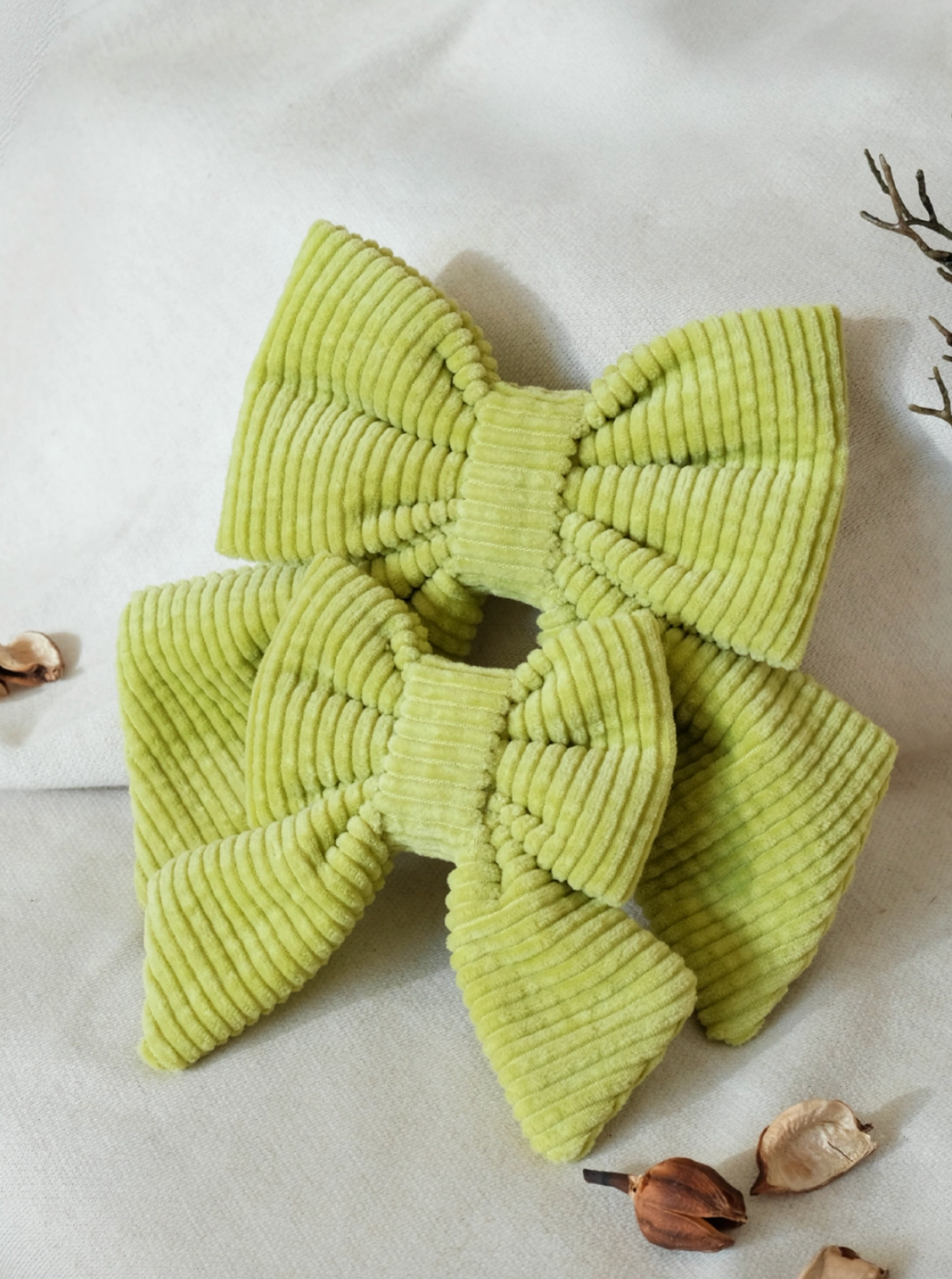 TWB｜Fluffy Lime Ribbon｜蓬鬆萊姆蝴蝶結
