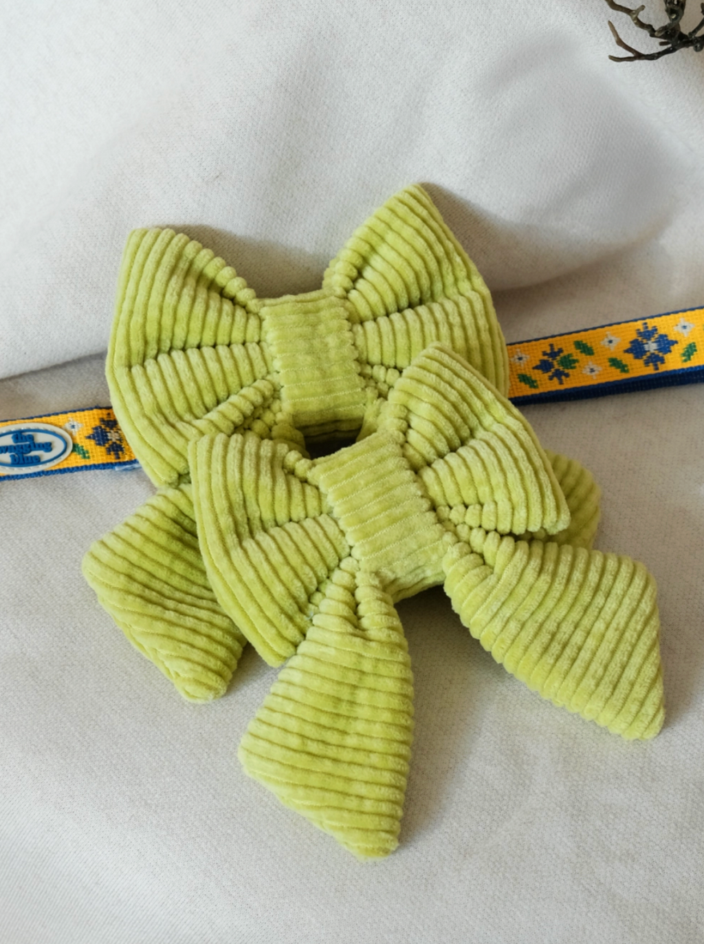 TWB｜Fluffy Lime Ribbon｜蓬鬆萊姆蝴蝶結