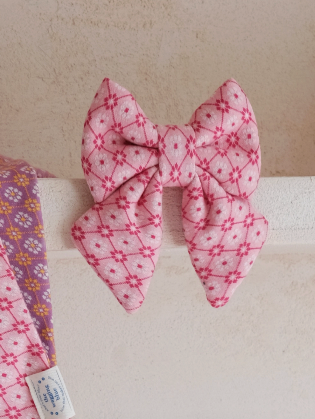 TWB｜Rose Argyle Ribbon｜玫瑰菱格蝴蝶結