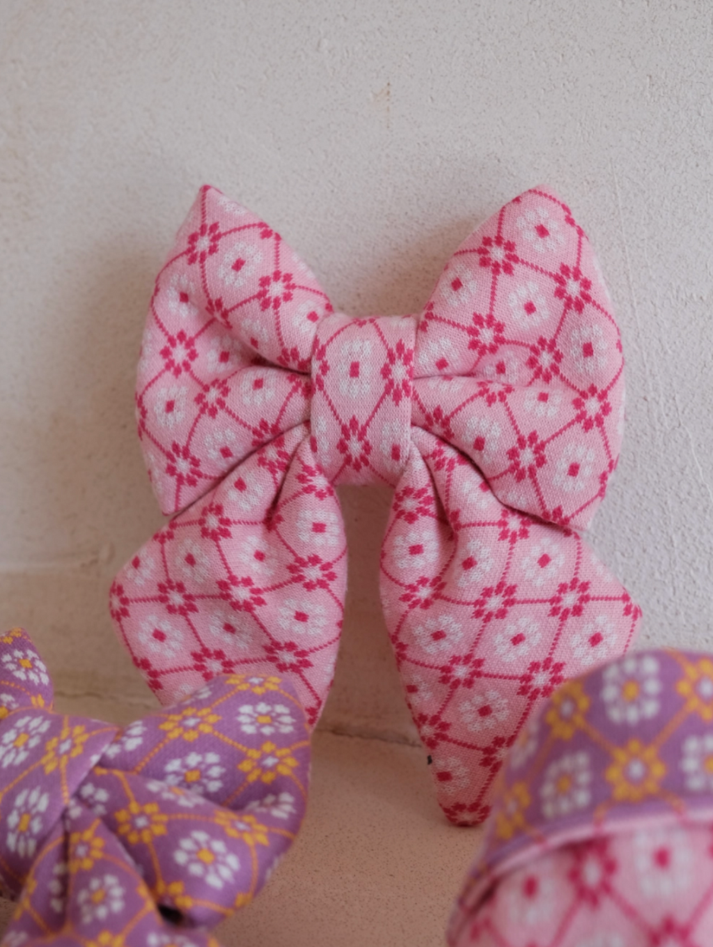 TWB｜Rose Argyle Ribbon｜玫瑰菱格蝴蝶結